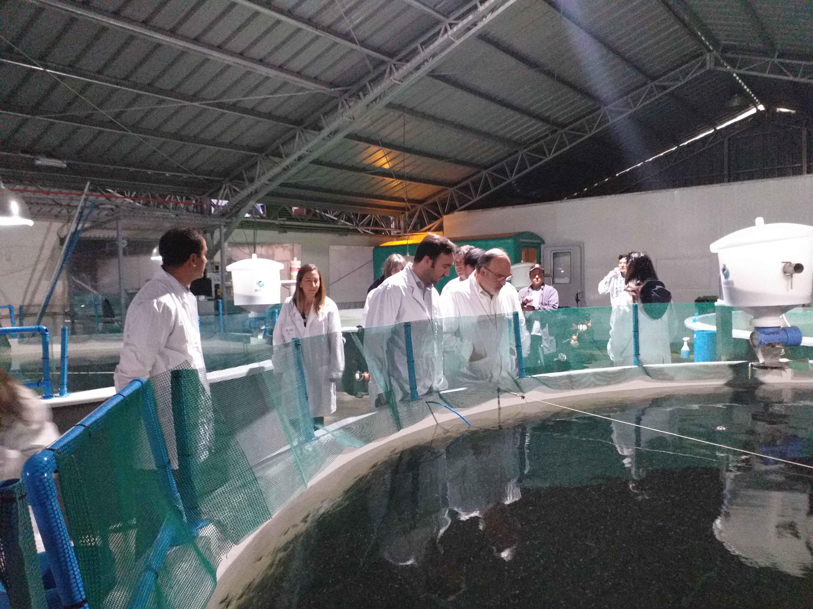 Subsecretario de Pesca y Directora Nacional de Senapesca visitaron piscicultura en La Araucanía