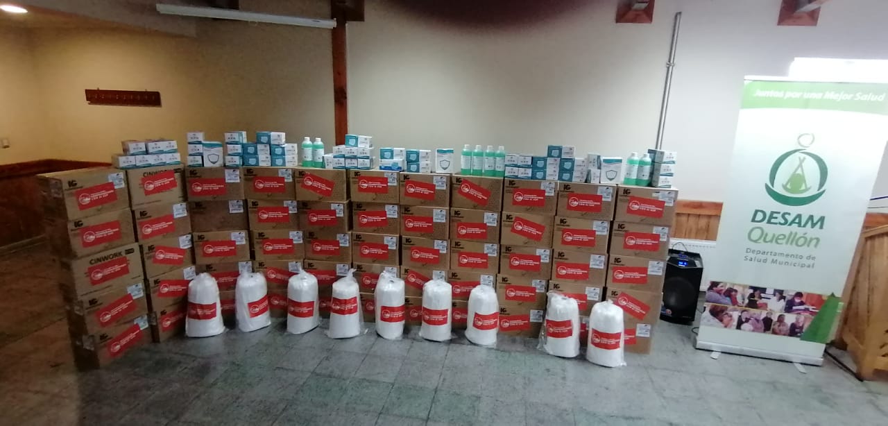 Pymes proveedoras del salmón camiseteadas con la cruzada solidaria contra el Covid-19 en el sur