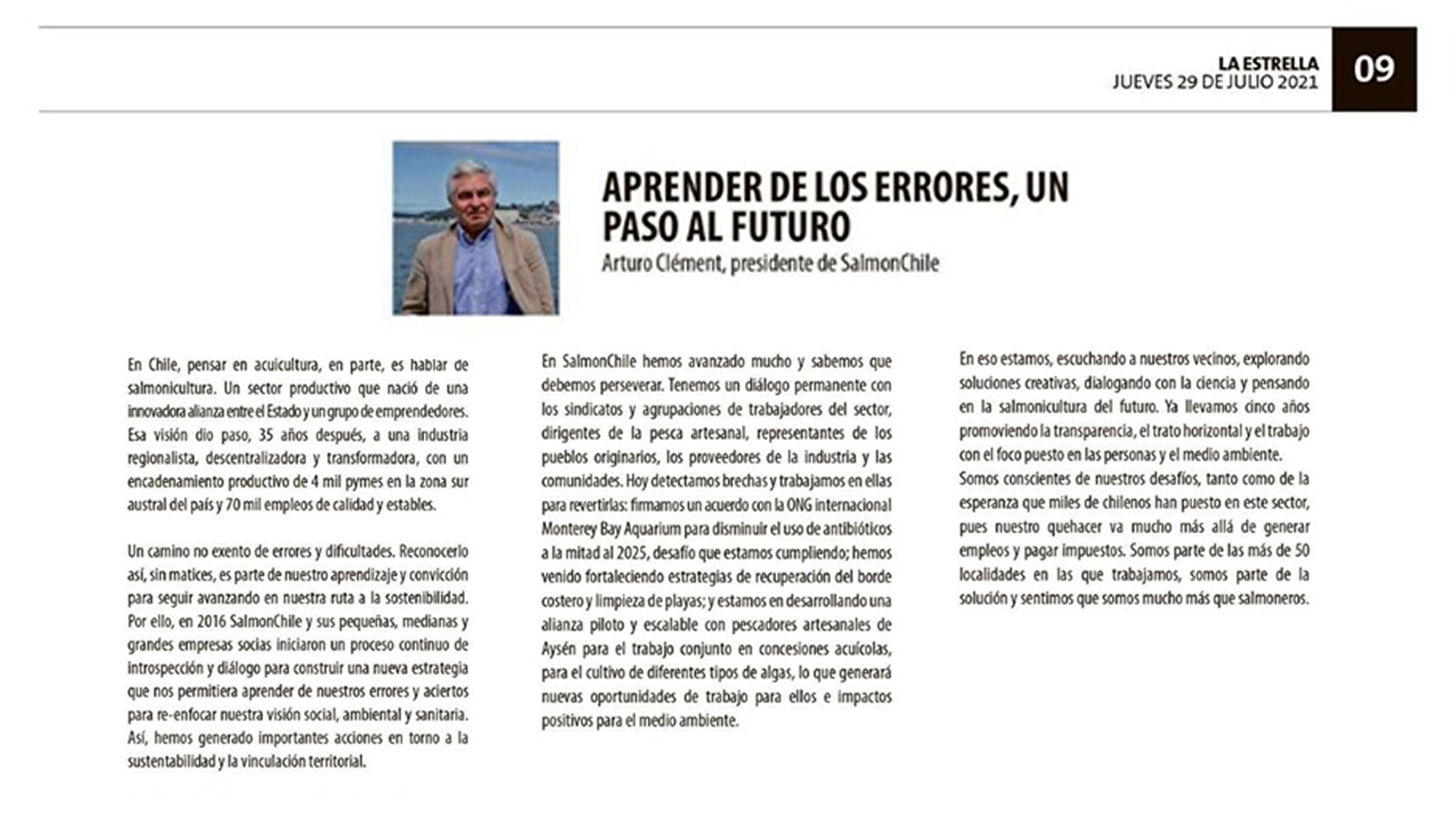 Aprender de los errores, un paso al futuro
