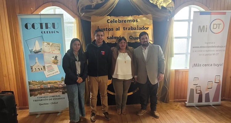 Premian a estudiantes de Quellón en concurso de pintura sobre la industria salmonera
