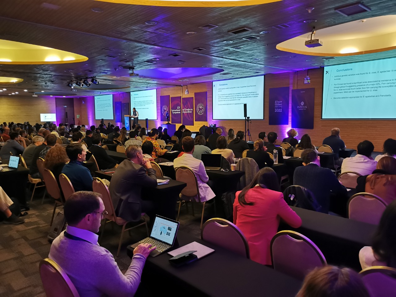 Universidad de Chile e INTESAL organizaron el principal seminario internacional sobre genética en acuicultura