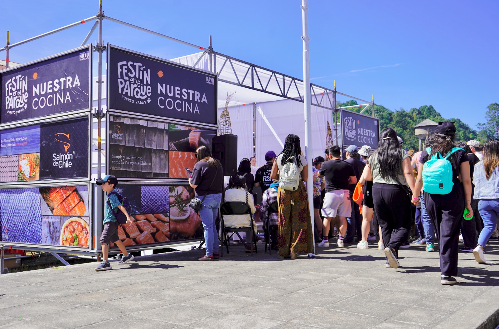 Salmón de Chile estuvo presente en la exitosa versión del festival gastronómico y cultural “Festín en el Parque”