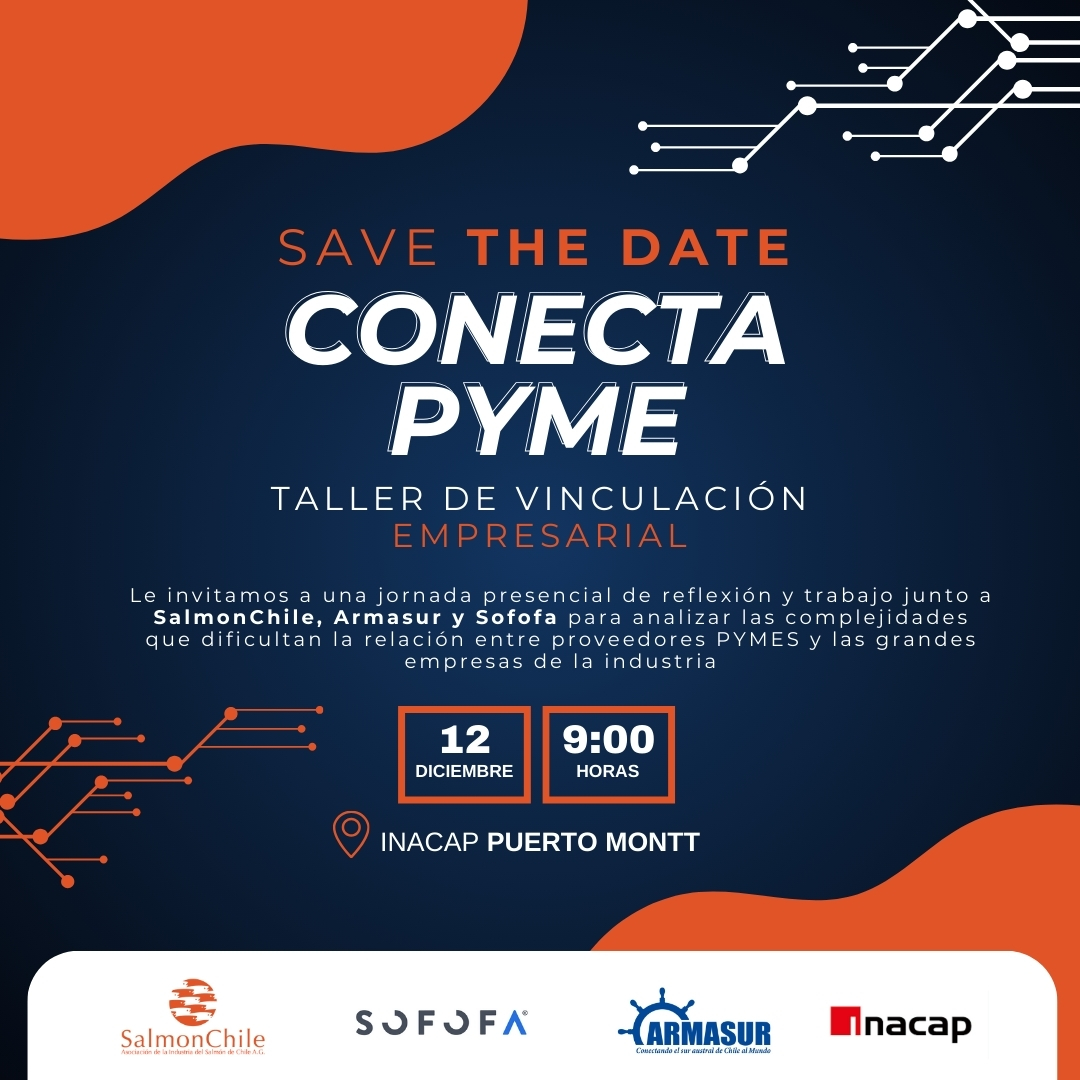 SalmonChile invita empresarios y emprendedores a iniciativa para potenciar el ecosistema empresarial en la salmonicultura