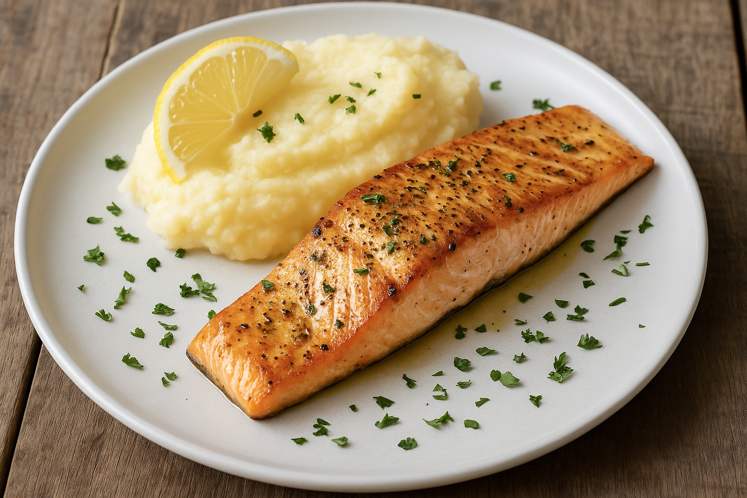 Butter-cooked salmon: delight everyone with this dish