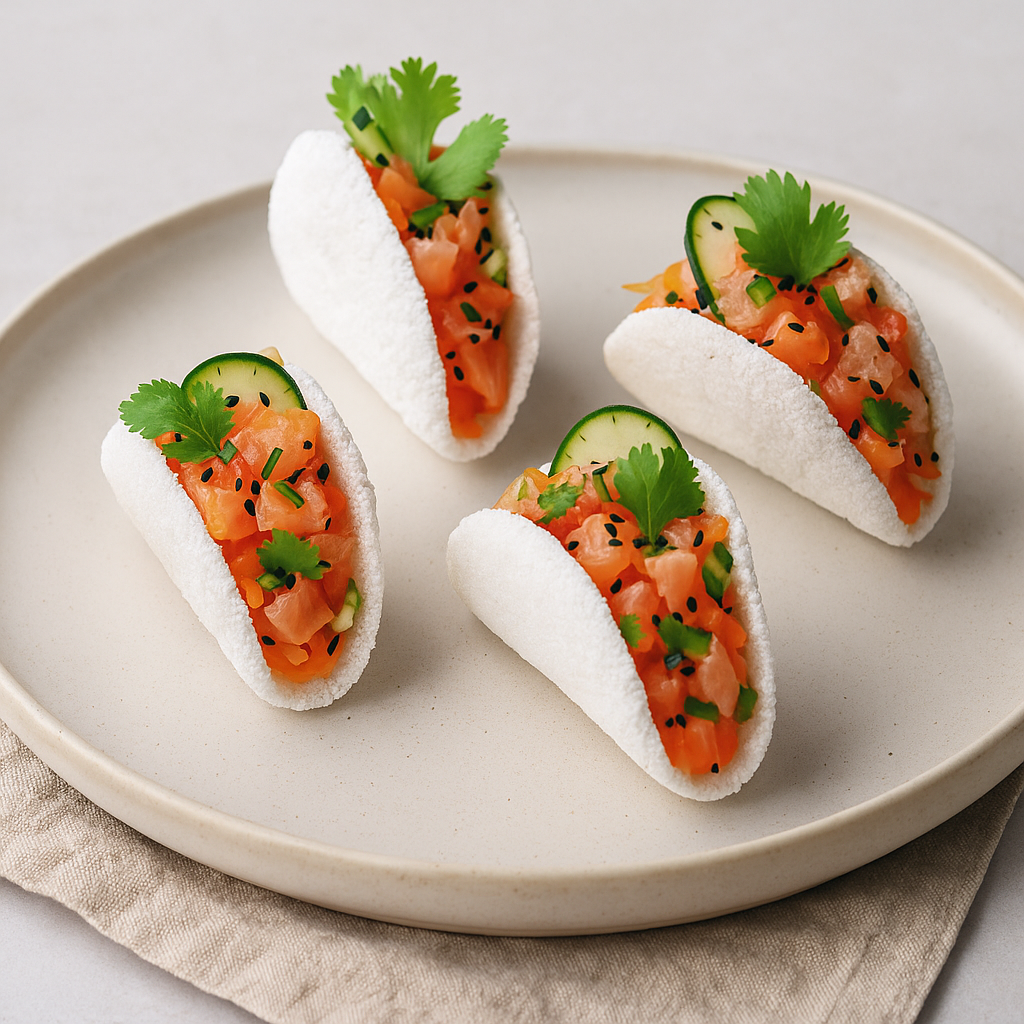 Canapé de Tapioca y Salmón de Chile: Una receta llena de sabor